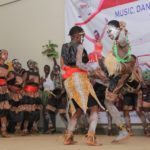 Students performing traditional gisu dance during MDD festivals