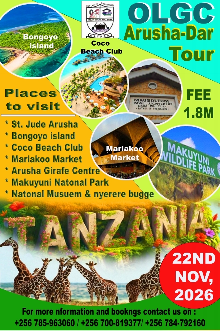OLGC Arusha – Dar es Salaam Study Tour Nov. 2026